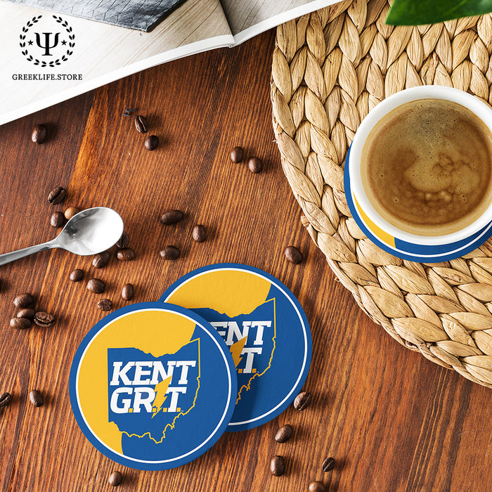 Kent State University Beverage coaster round (Set of 4)