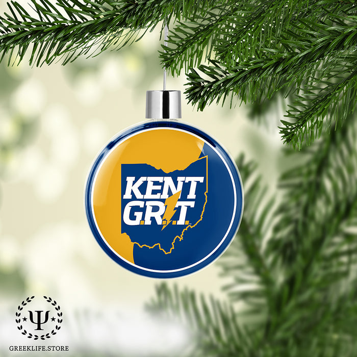 Kent State University Christmas Ornament Flat Round