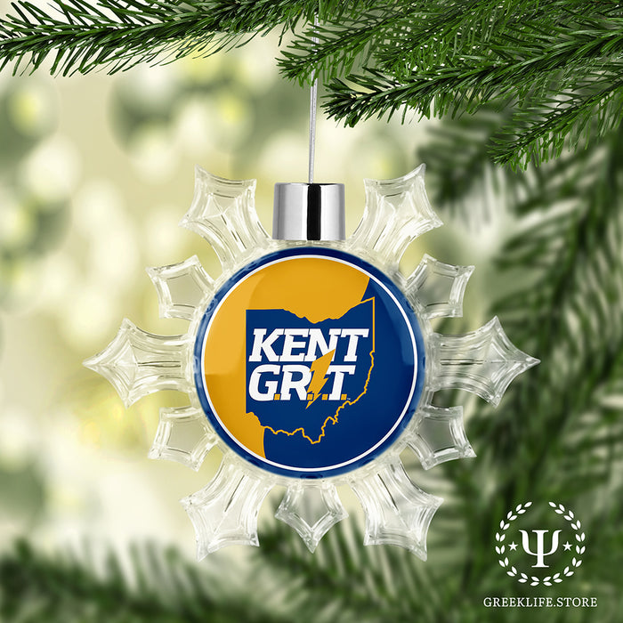 Kent State University Christmas Ornament - Snowflake