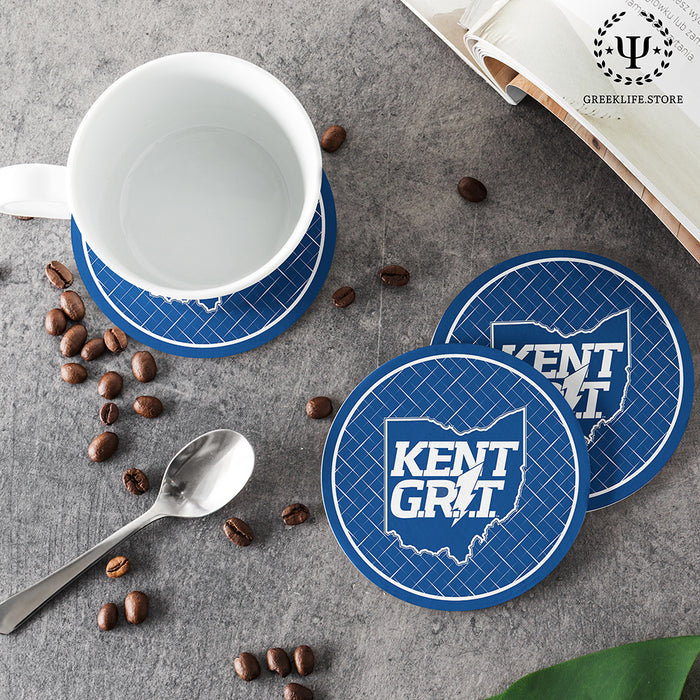 Kent State University Beverage coaster round (Set of 4)