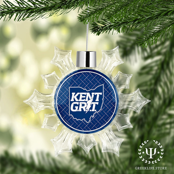 Kent State University Christmas Ornament - Snowflake