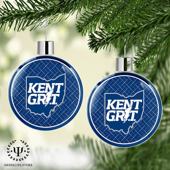 Kent State University Christmas Ornament Flat Round