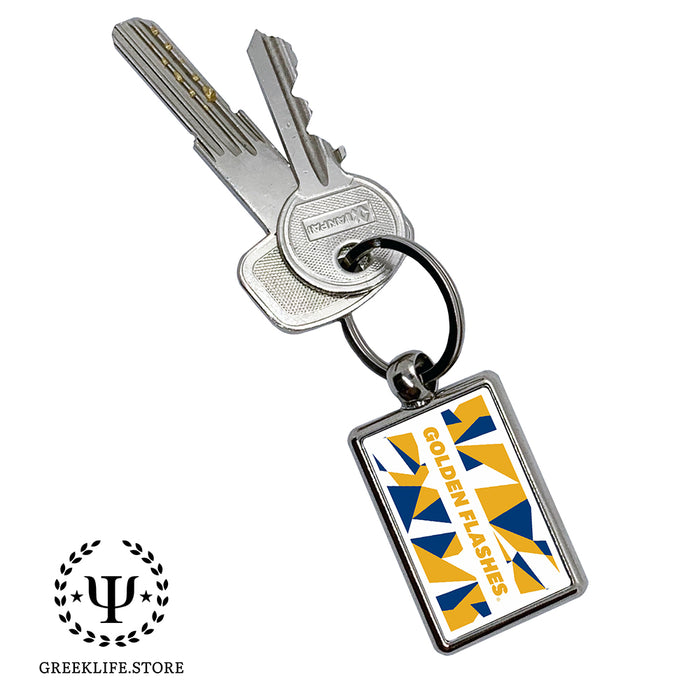 Kent State University Keychain Rectangular