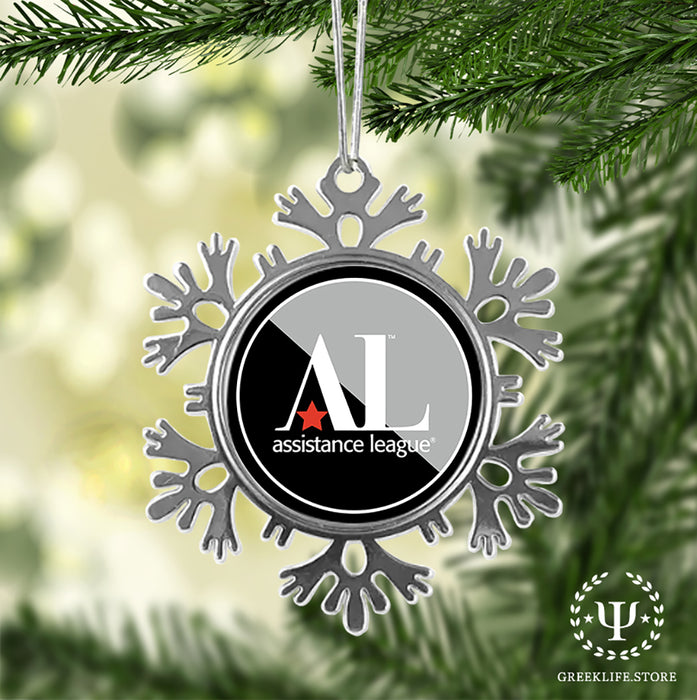 Assistance League Christmas Ornament - Snowflake Metal