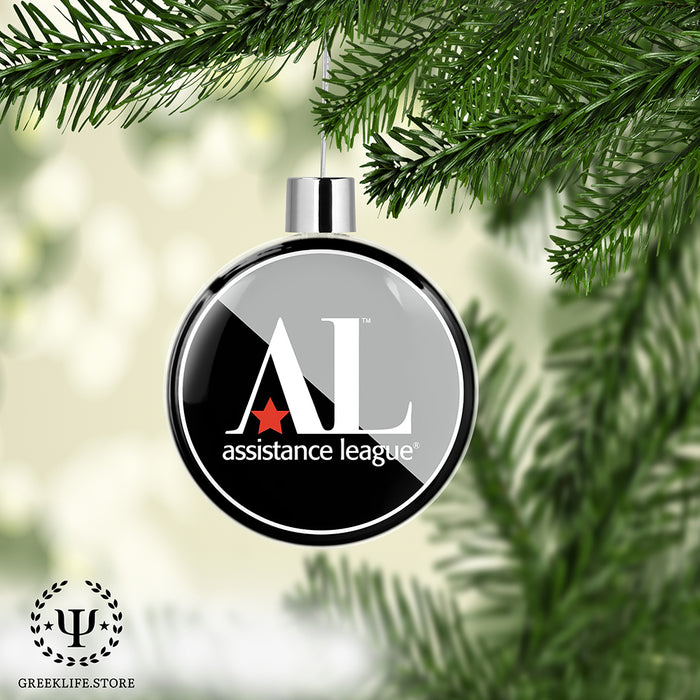 Assistance League Christmas Ornament Flat Round