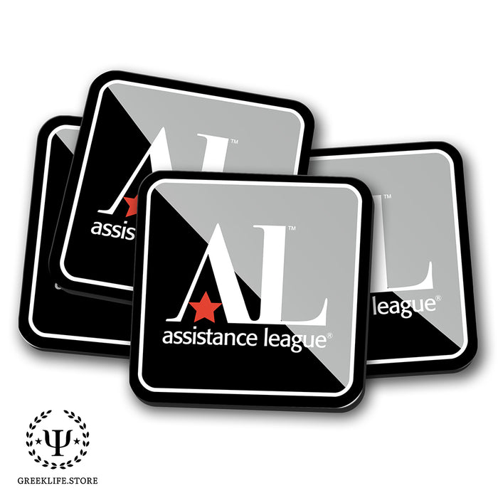 Assistance League Beverage Coasters Square (Set of 4)