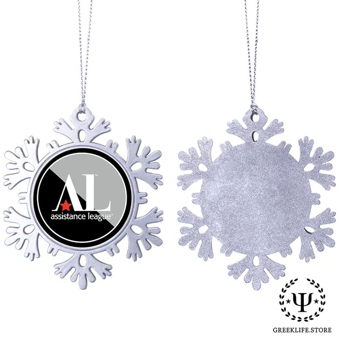 Assistance League Christmas Ornament - Snowflake Metal