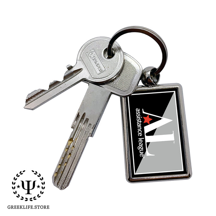 Assistance League Keychain Rectangular