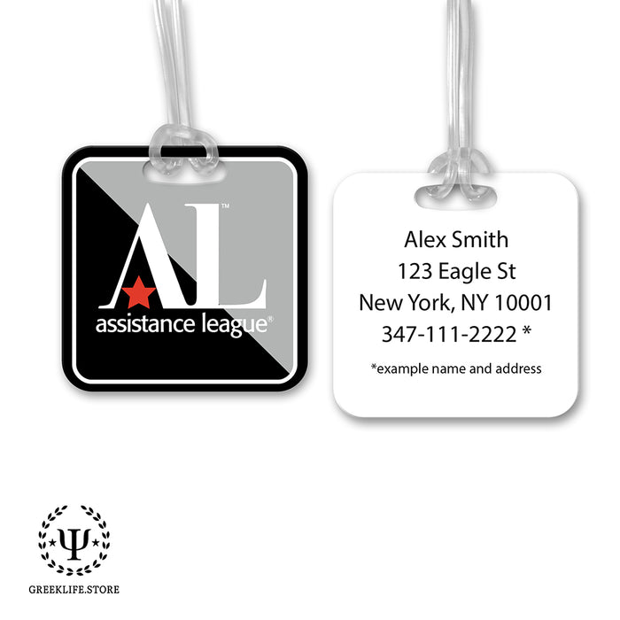 Assistance League Luggage Bag Tag (square)