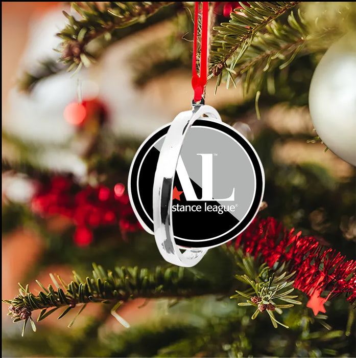 Assistance League Christmas Reversible Flat Round Ornament