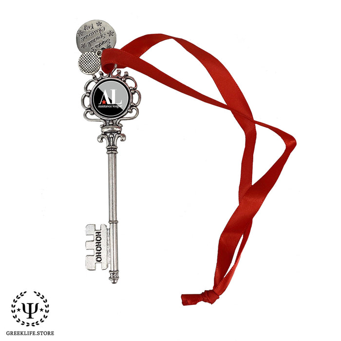 Assistance League Christmas Ornament Santa Magic Key