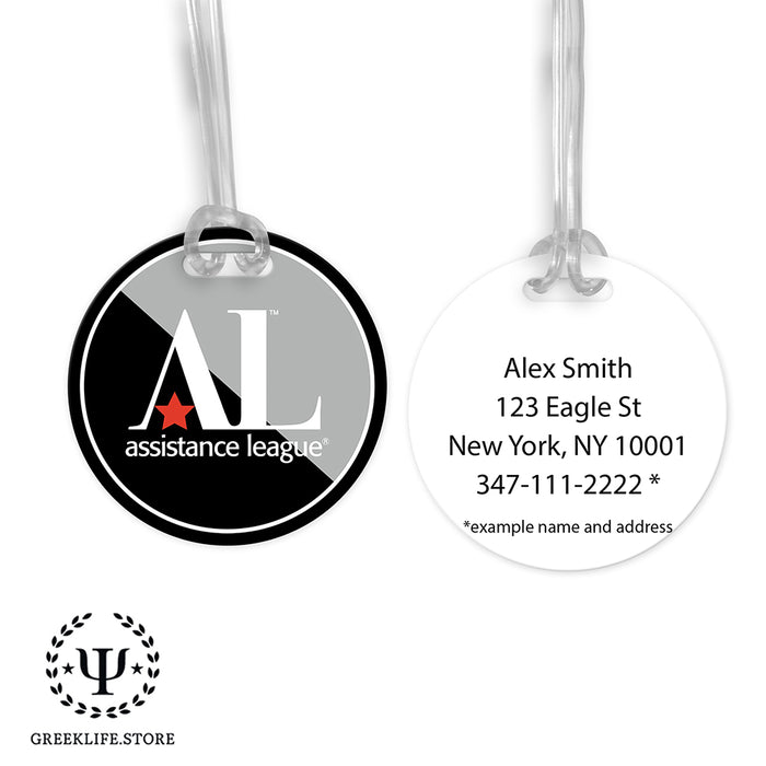 Assistance League Luggage Bag Tag (round)