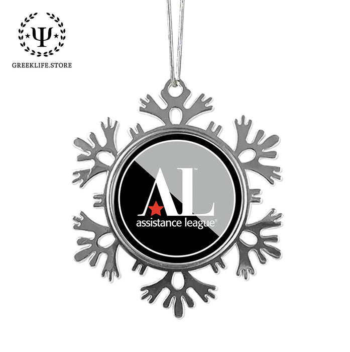 Assistance League Christmas Ornament - Snowflake Metal