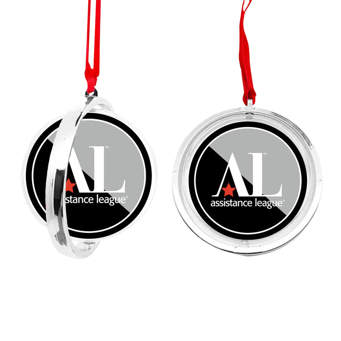 Assistance League Christmas Reversible Flat Round Ornament