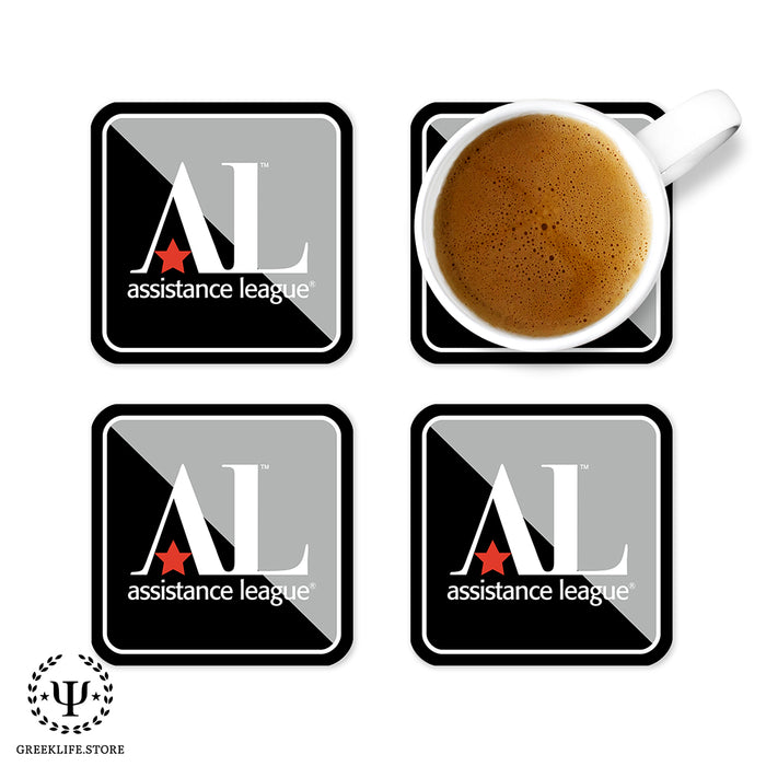 Assistance League Beverage Coasters Square (Set of 4)