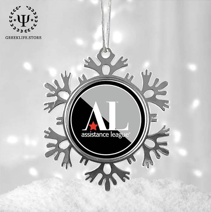 Assistance League Christmas Ornament - Snowflake Metal