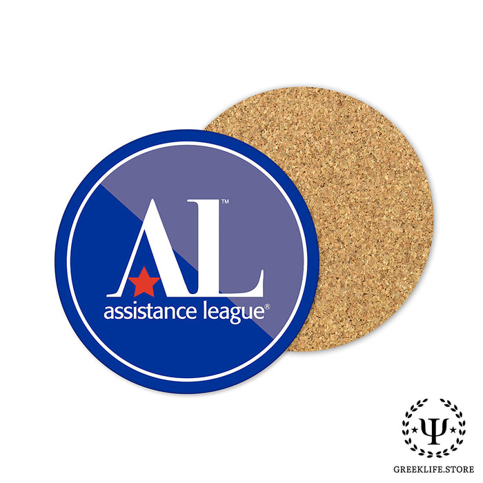 Assistance League Beverage coaster round (Set of 4)