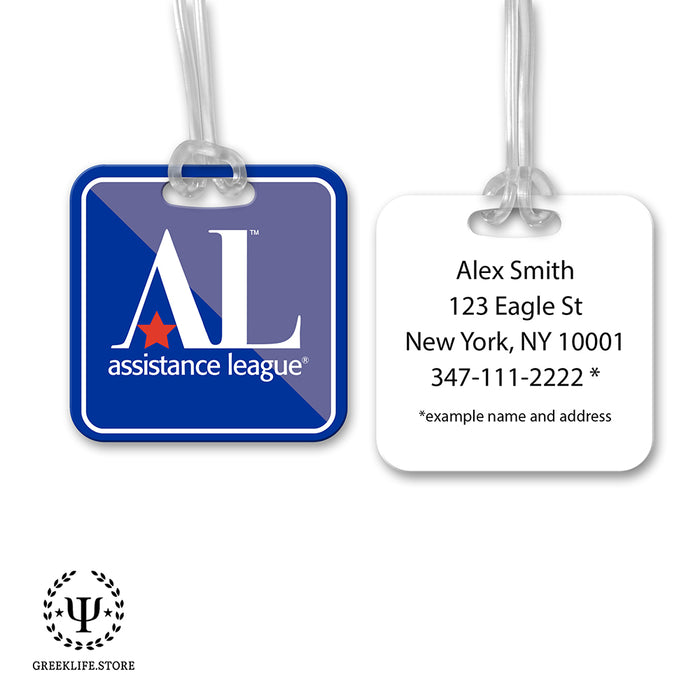 Assistance League Luggage Bag Tag (square)