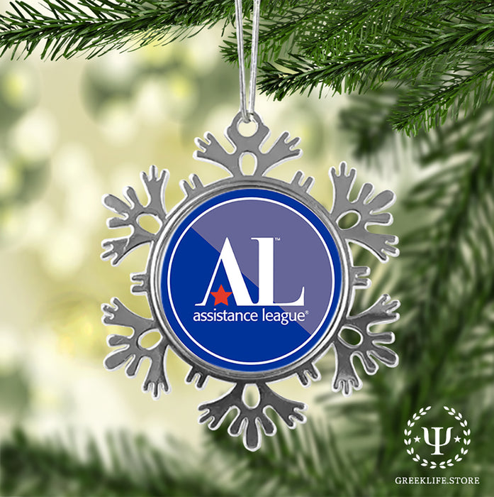 Assistance League Christmas Ornament - Snowflake Metal