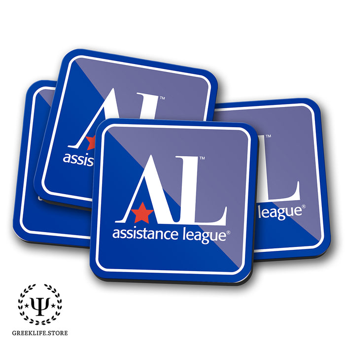 Assistance League Beverage Coasters Square (Set of 4)