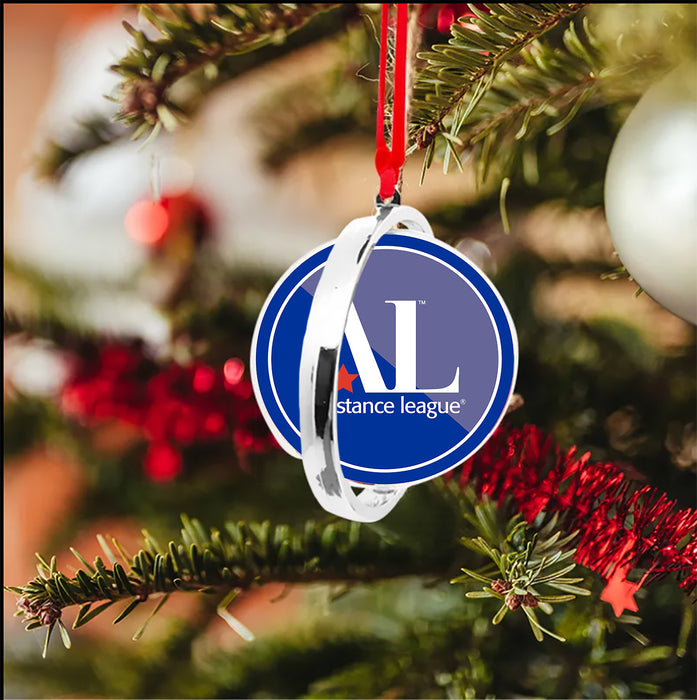 Assistance League Christmas Reversible Flat Round Ornament