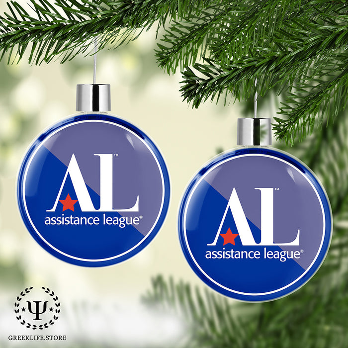 Assistance League Christmas Ornament Flat Round