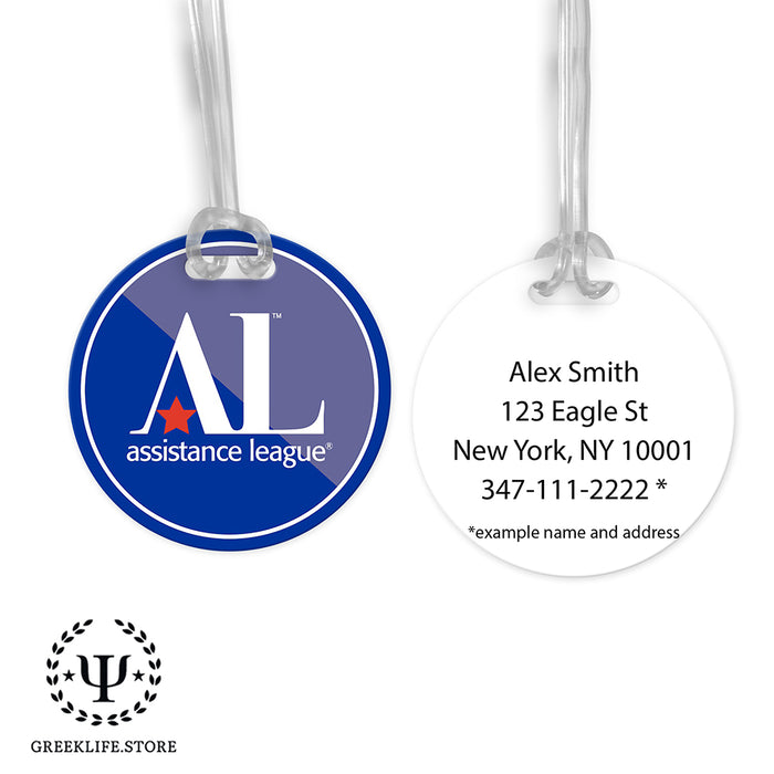 Assistance League Luggage Bag Tag (round)