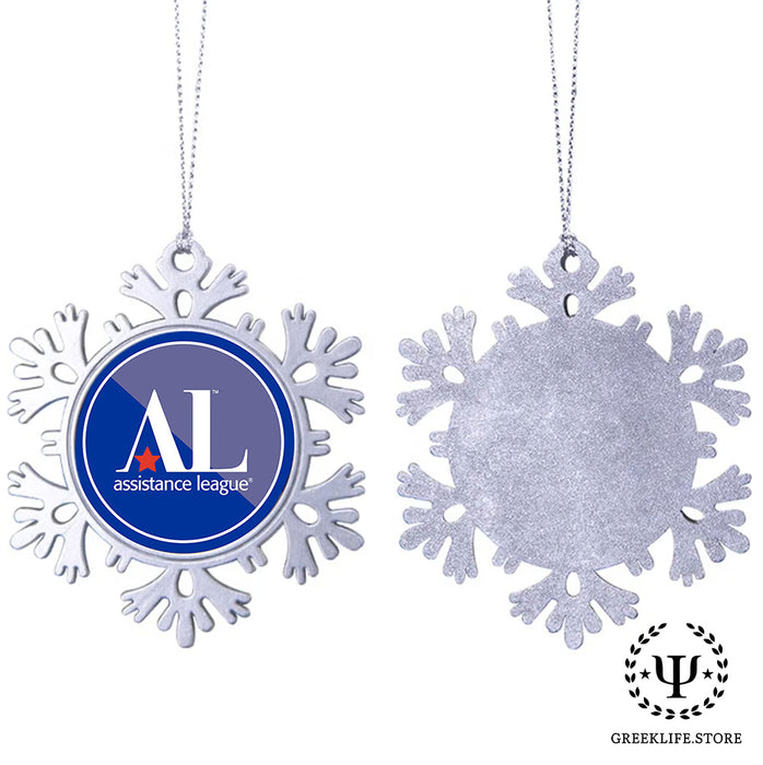 Assistance League Christmas Ornament - Snowflake Metal