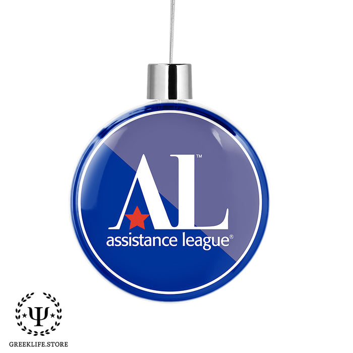 Assistance League Christmas Ornament Flat Round