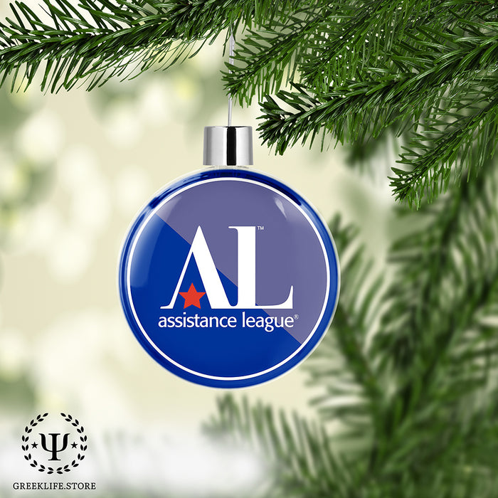 Assistance League Christmas Ornament Flat Round