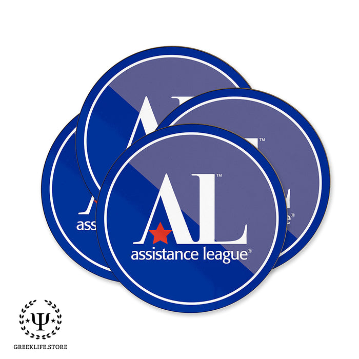 Assistance League Beverage coaster round (Set of 4)