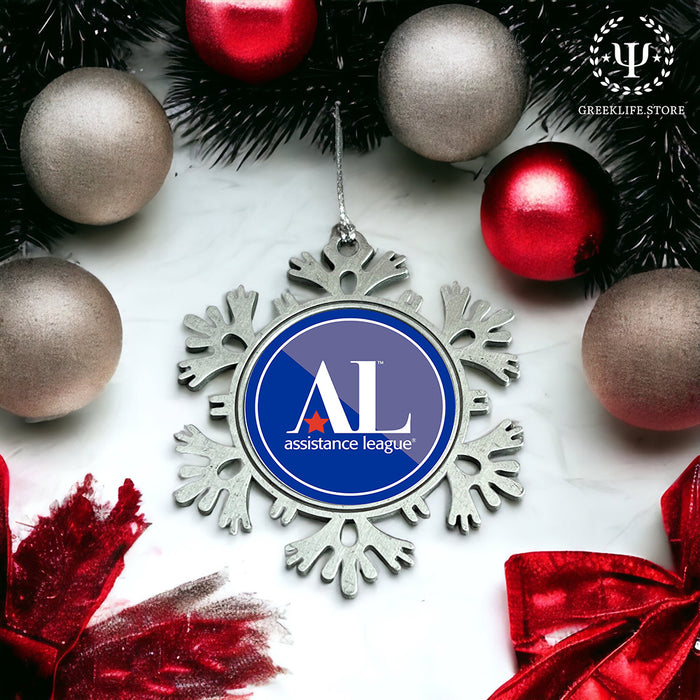 Assistance League Christmas Ornament - Snowflake Metal