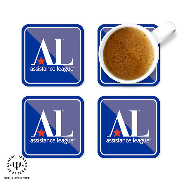 Assistance League Beverage Coasters Square (Set of 4)