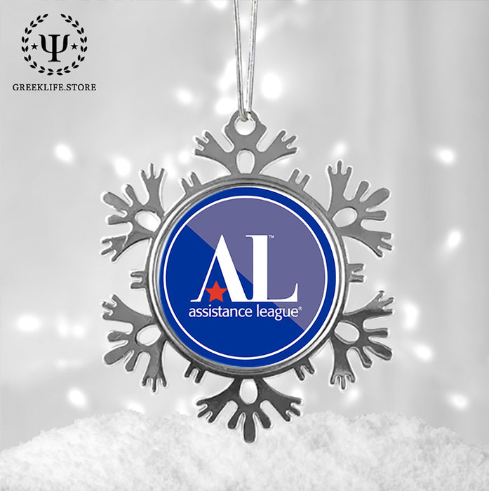 Assistance League Christmas Ornament - Snowflake Metal