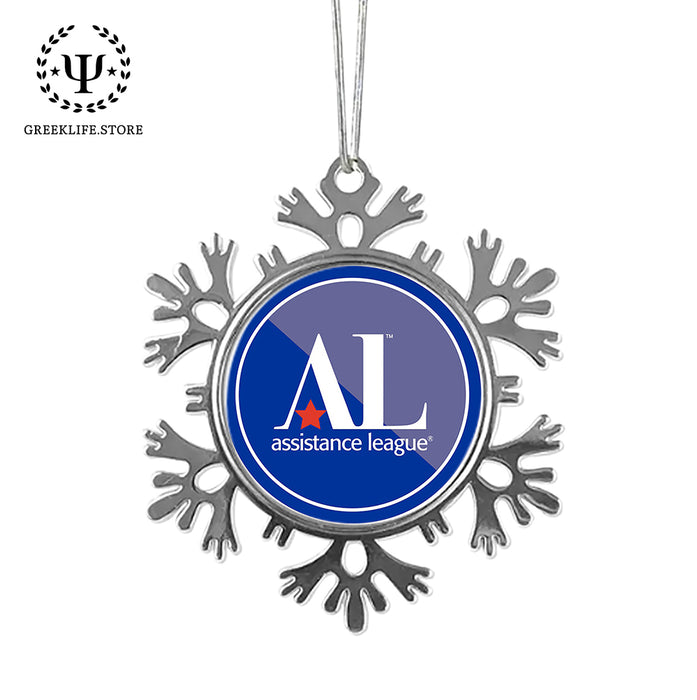 Assistance League Christmas Ornament - Snowflake Metal