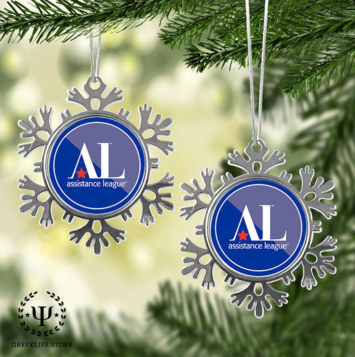 Assistance League Christmas Ornament - Snowflake Metal