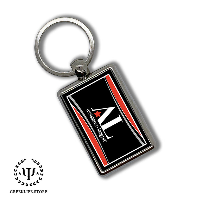 Assistance League Keychain Rectangular