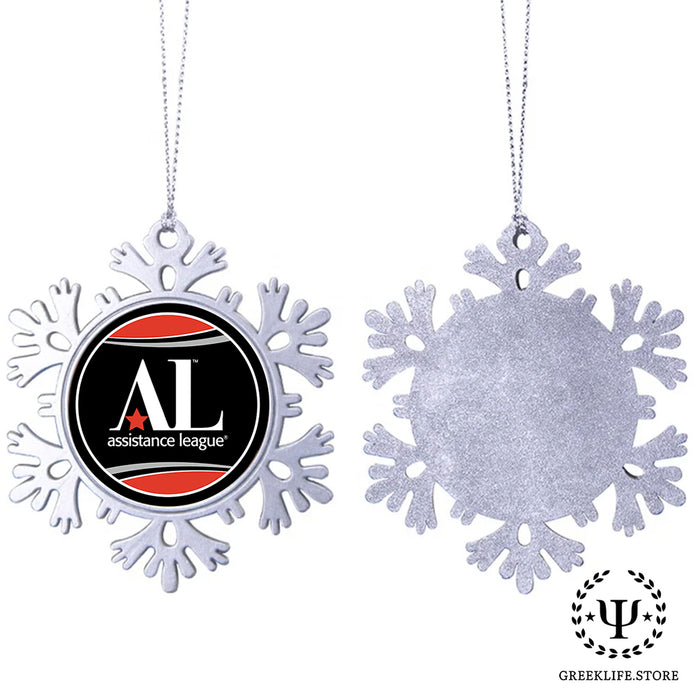 Assistance League Christmas Ornament - Snowflake Metal