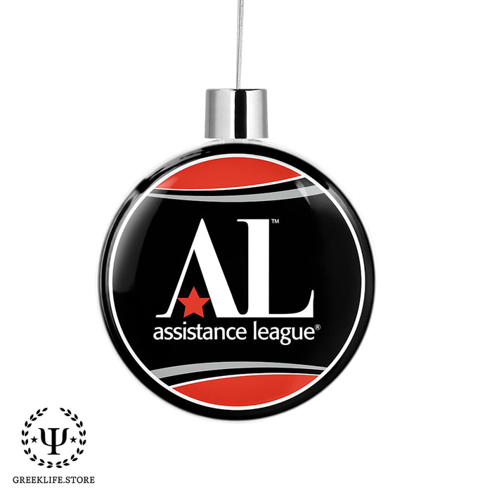 Assistance League Christmas Ornament Flat Round