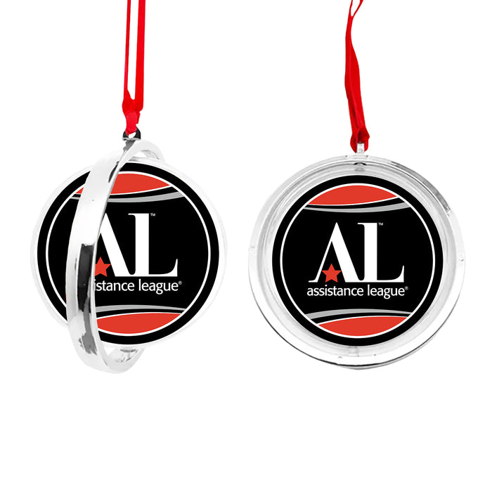 Assistance League Christmas Reversible Flat Round Ornament