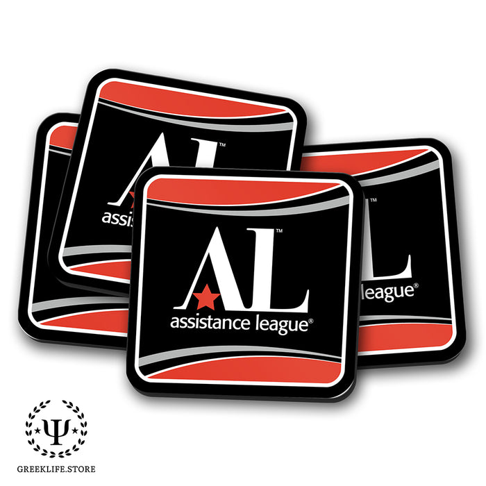 Assistance League Beverage Coasters Square (Set of 4)