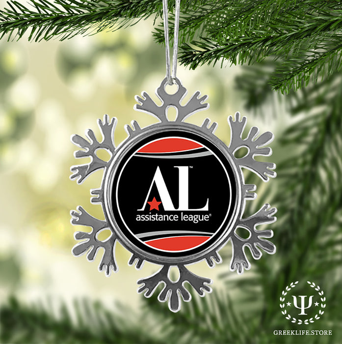 Assistance League Christmas Ornament - Snowflake Metal