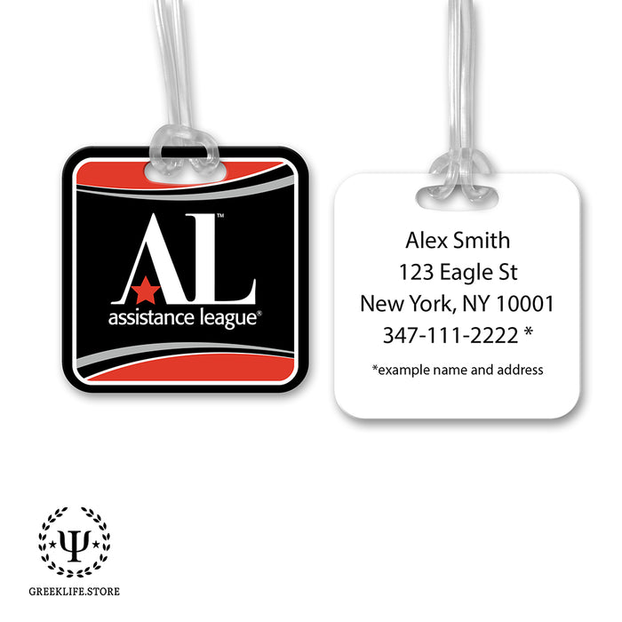 Assistance League Luggage Bag Tag (square)