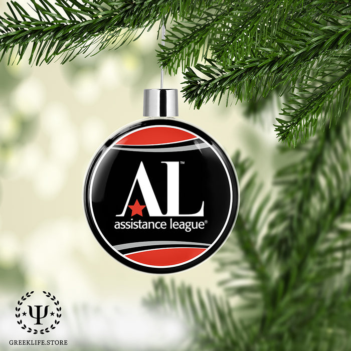 Assistance League Christmas Ornament Flat Round