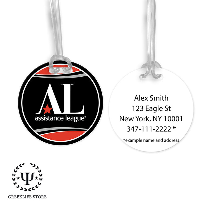 Assistance League Luggage Bag Tag (round)