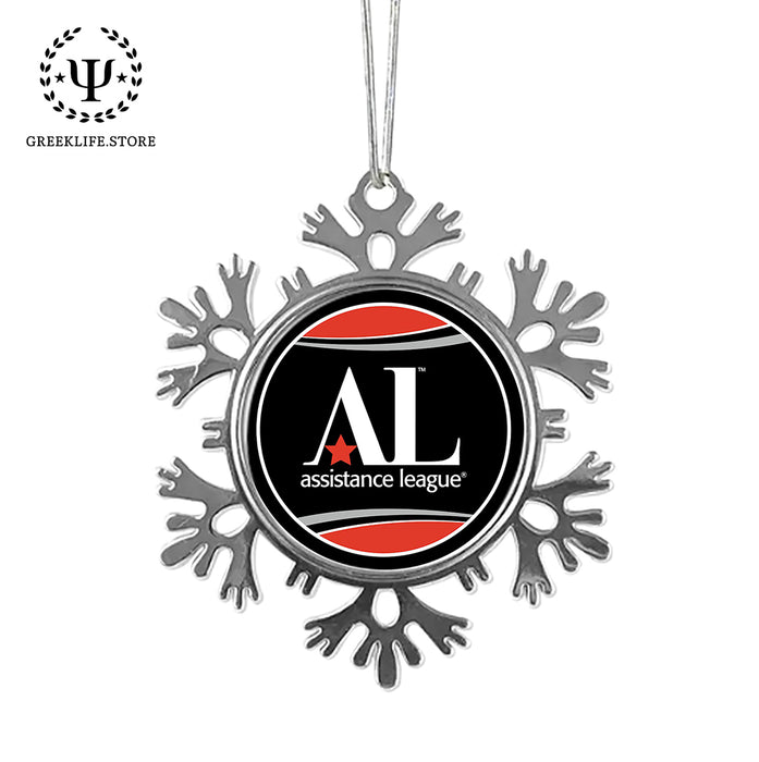 Assistance League Christmas Ornament - Snowflake Metal