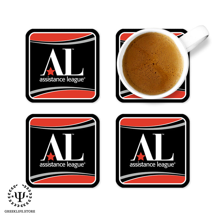 Assistance League Beverage Coasters Square (Set of 4)