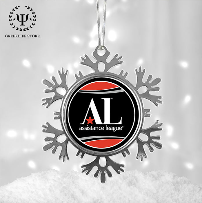 Assistance League Christmas Ornament - Snowflake Metal