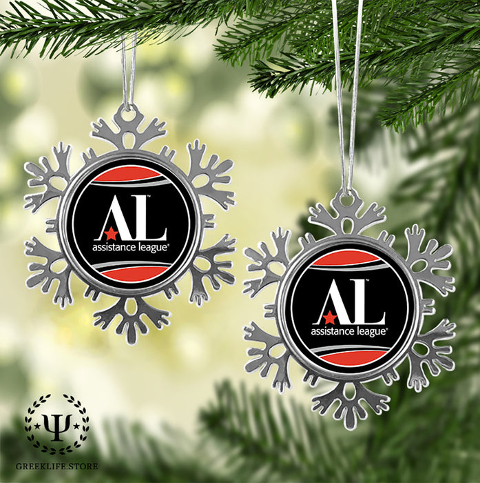 Assistance League Christmas Ornament - Snowflake Metal