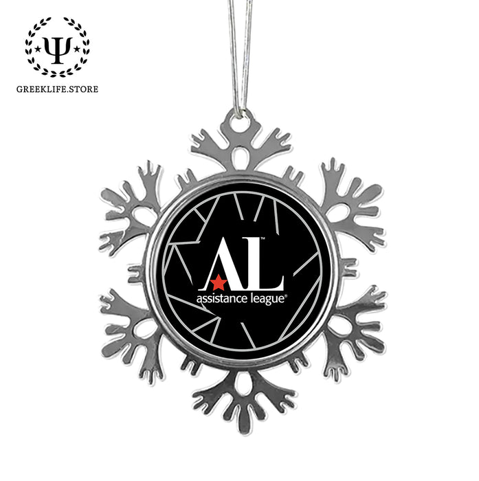 Assistance League Christmas Ornament - Snowflake Metal